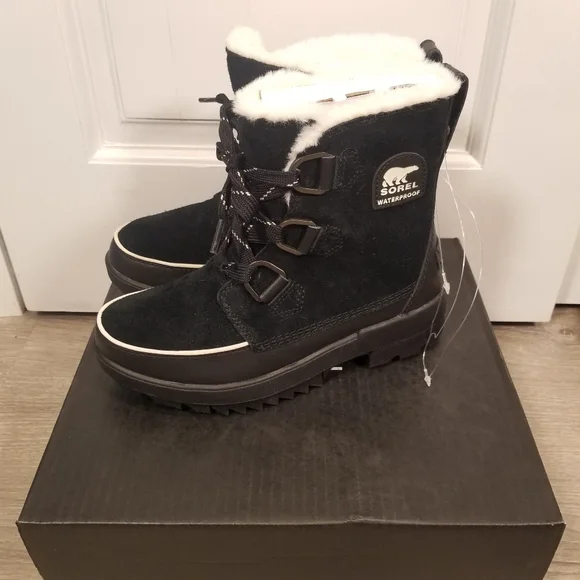 Sorel Women's Tivoli IV Waterproof Winter Leather Boots Black Size 7 New In Box - Picture 8 of 9